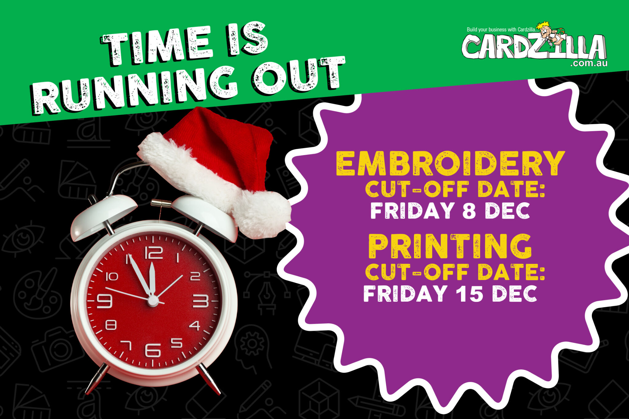 Embroidery with Cardzilla
